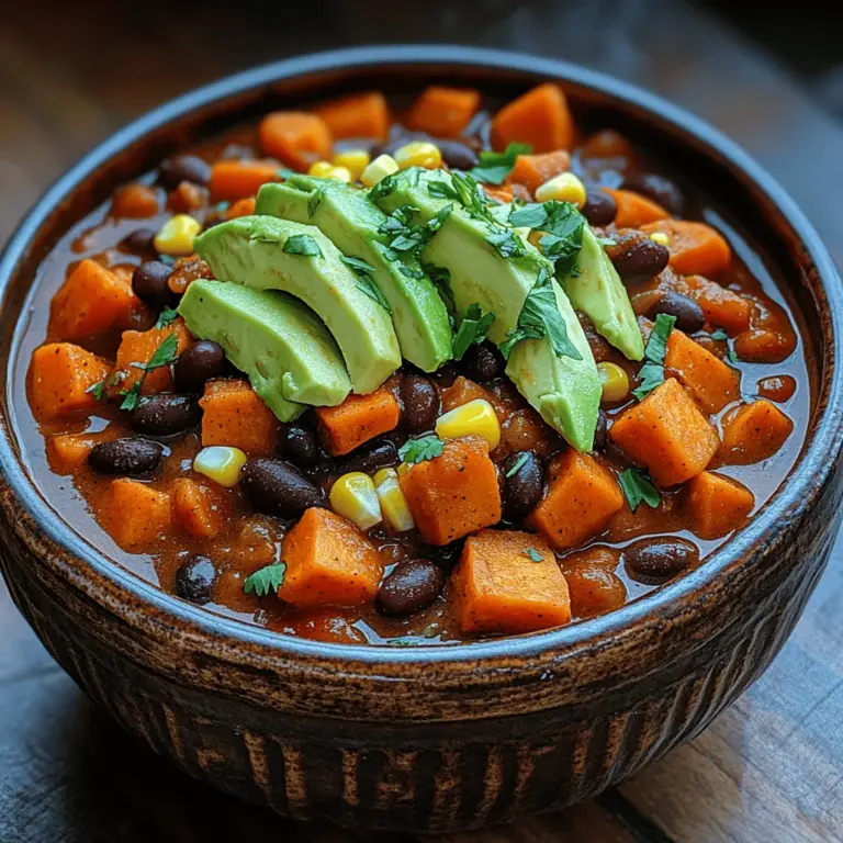Chili is more than just a dish; it's a comforting embrace on a chilly day, a hearty meal that nourishes both body and soul. Among the myriad of chili recipes, the Spicy Smoky Sweet Potato Chili stands out as a vibrant and nutritious option that captivates the senses. With its delightful blend of sweet, smoky, and spicy elements, this dish is not only a feast for the palate but also a powerhouse of health benefits. Packed with nutrient-dense ingredients, it is an excellent choice for anyone seeking a comforting meal that doesn't compromise on flavor or nutrition.
