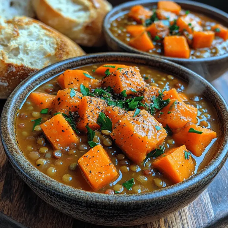 In the realm of food, the term "comfort food" evokes thoughts of warmth, nostalgia, and satisfaction. It’s a category that brings to mind dishes that nourish not just the body but also the soul. One such dish that embodies this sentiment is the comforting lentil and sweet potato stew. This delightful recipe offers an inviting blend of flavors and textures that can uplift even the most challenging days. As the leaves turn crisp in the fall and winter months approach, a bowl of this hearty stew serves as the perfect antidote to chilly weather and a busy lifestyle.