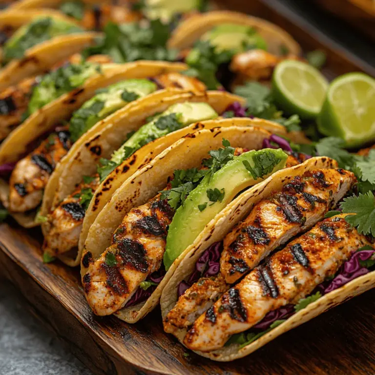 Tacos have transcended their humble origins to become a beloved staple in culinary culture across the globe. Their versatile nature allows for endless flavor combinations, making them a favorite among food enthusiasts. With their crispy shells or soft tortillas, tacos can be filled with anything from traditional meats and vegetables to innovative and unique ingredients. Among these delightful options, Zesty Cilantro Lime Chicken Tacos stand out as a fresh and flavorful choice, ideal for any occasion.