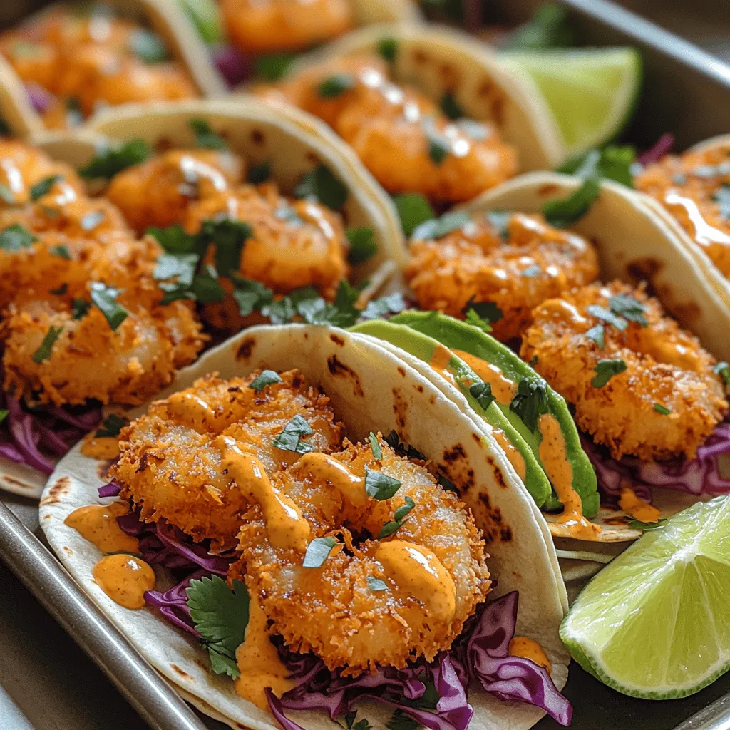 Tropical Coconut Shrimp Tacos: A Flavorful Escape