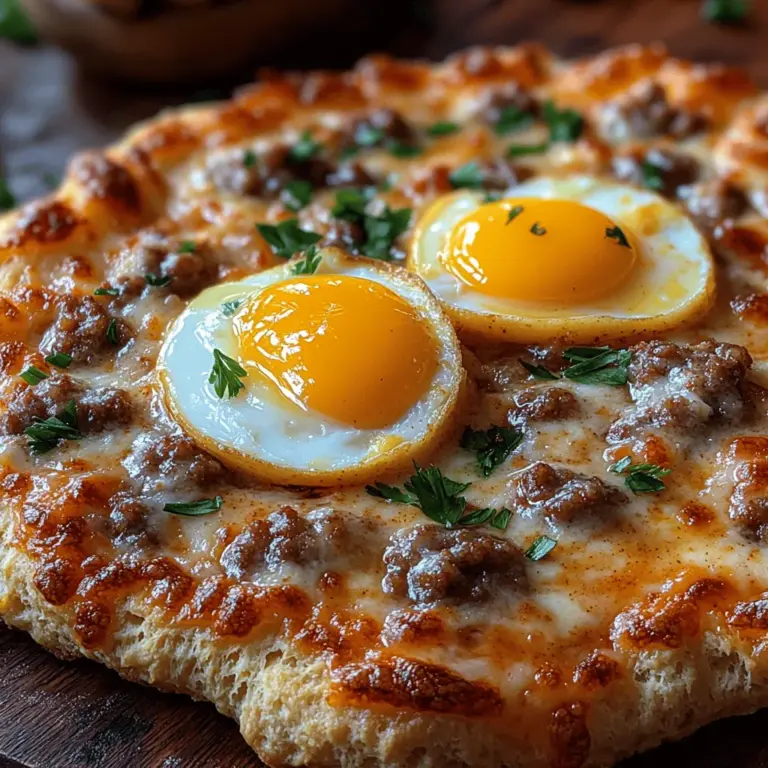 When it comes to breakfast, most people have a few go-to dishes that they can rely on for quick satisfaction. However, if you're looking to elevate your breakfast game, "Breakfast Bliss: Biscuits and Sausage Gravy Pizza" is a delightful and unique option that combines the beloved elements of traditional breakfast into one shareable, mouthwatering creation. This dish not only impresses with its flavor but also stands out with its inventive use of ingredients that many of us already have in our kitchens.