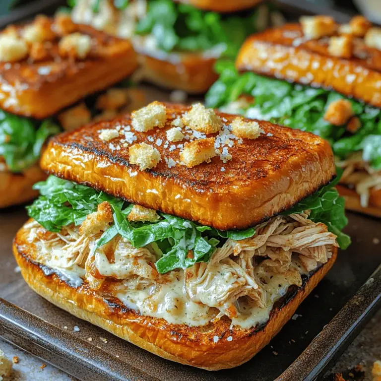 Before diving into the preparation of Savory Slow Cooker Chicken Caesar Sandwiches, it’s essential to understand the key ingredients that contribute to the final dish's rich flavor and satisfying texture. Each component plays a vital role in crafting a sandwich that is both delicious and nourishing.