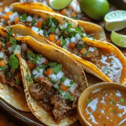 Birria de Res, a mouthwatering Mexican dish, has gained immense popularity beyond its regional roots, becoming a beloved staple in many kitchens. Originating from the state of Jalisco, this savory beef stew is typically slow-cooked with a rich blend of spices and dried chilies, creating an explosion of flavors that dance on the palate. The dish is not merely a meal; it represents a culinary tradition that brings families and friends together, often served during special occasions and celebrations. With a combination of tender meat, aromatic spices, and a hearty broth, Birria de Res is an experience that transcends the ordinary.