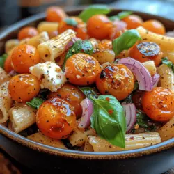 As the warm months roll in, the culinary landscape shifts to embrace lighter, fresher dishes that celebrate the bounty of seasonal produce. One dish that perfectly embodies this spirit is the Roasted Tomato Feta Pasta Salad. This vibrant and flavorful salad is not only visually appealing but also brimming with fresh ingredients that come together harmoniously to create a refreshing meal. The dish has gained immense popularity for its versatile nature, allowing it to be served as a main course, side dish, or even a potluck favorite.