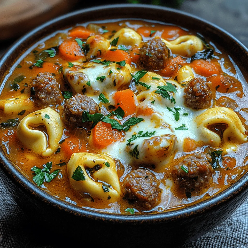 When it comes to comfort food, few dishes can rival a steaming bowl of soup. Among the myriad of soup options, Cheesy Italian Sausage Tortellini Soup stands out as a delightful favorite for many. This hearty and satisfying soup combines the rich flavors of Italian sausage with the creamy goodness of cheese tortellini, creating a dish that warms both the body and soul. With each spoonful, you'll experience a symphony of flavors and textures that is both comforting and indulgent, making it perfect for chilly evenings or when you're simply in need of a cozy meal.