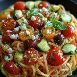 Chilled Spaghetti Zoodle Mix Recipe