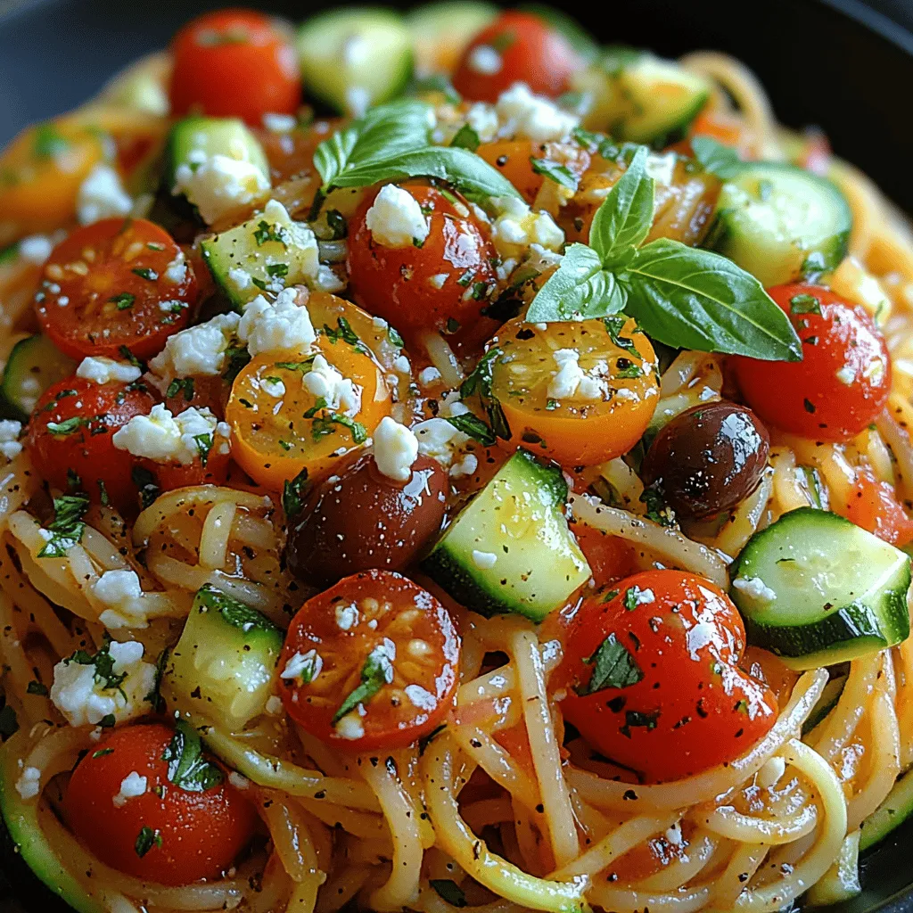 Chilled Spaghetti Zoodle Mix Recipe