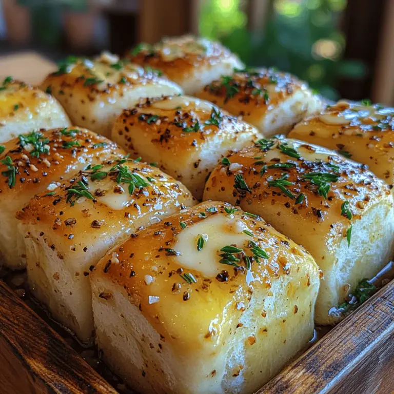 There’s something undeniably comforting about homemade rolls, particularly when they emerge from the oven, golden and steaming. The aroma of freshly baked bread wafts through the kitchen, inviting everyone to gather around the table. Buttery garlic herb rolls take this experience to a whole new level, transforming simple bread into an extraordinary culinary delight. The combination of rich butter, fragrant garlic, and a medley of fresh herbs creates a flavor profile that elevates these rolls beyond your average dinner bread, making them a perfect accompaniment to any meal.