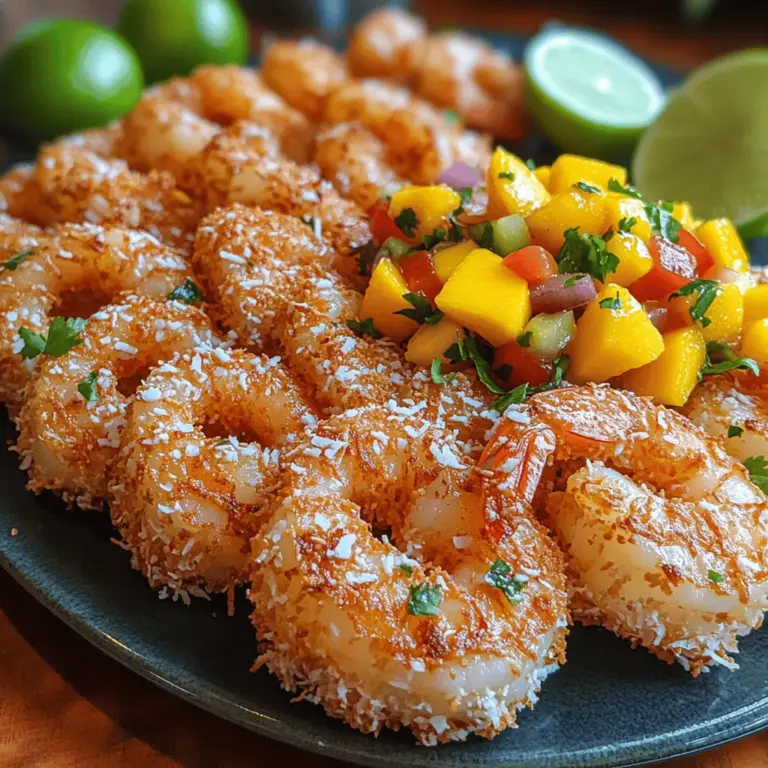 As the warm sun casts its golden rays, there's an undeniable urge to savor the vibrant and refreshing flavors that summer cooking brings. Among the myriad of delightful dishes that evoke the essence of summer, Tropical Coconut Shrimp Delight stands out as a culinary masterpiece inspired by the lush landscapes of tropical paradises. This dish, with its crispy, golden-brown shrimp coated in sweetened coconut and served alongside a zesty mango salsa, transports your taste buds to sun-soaked beaches with each delicious bite.