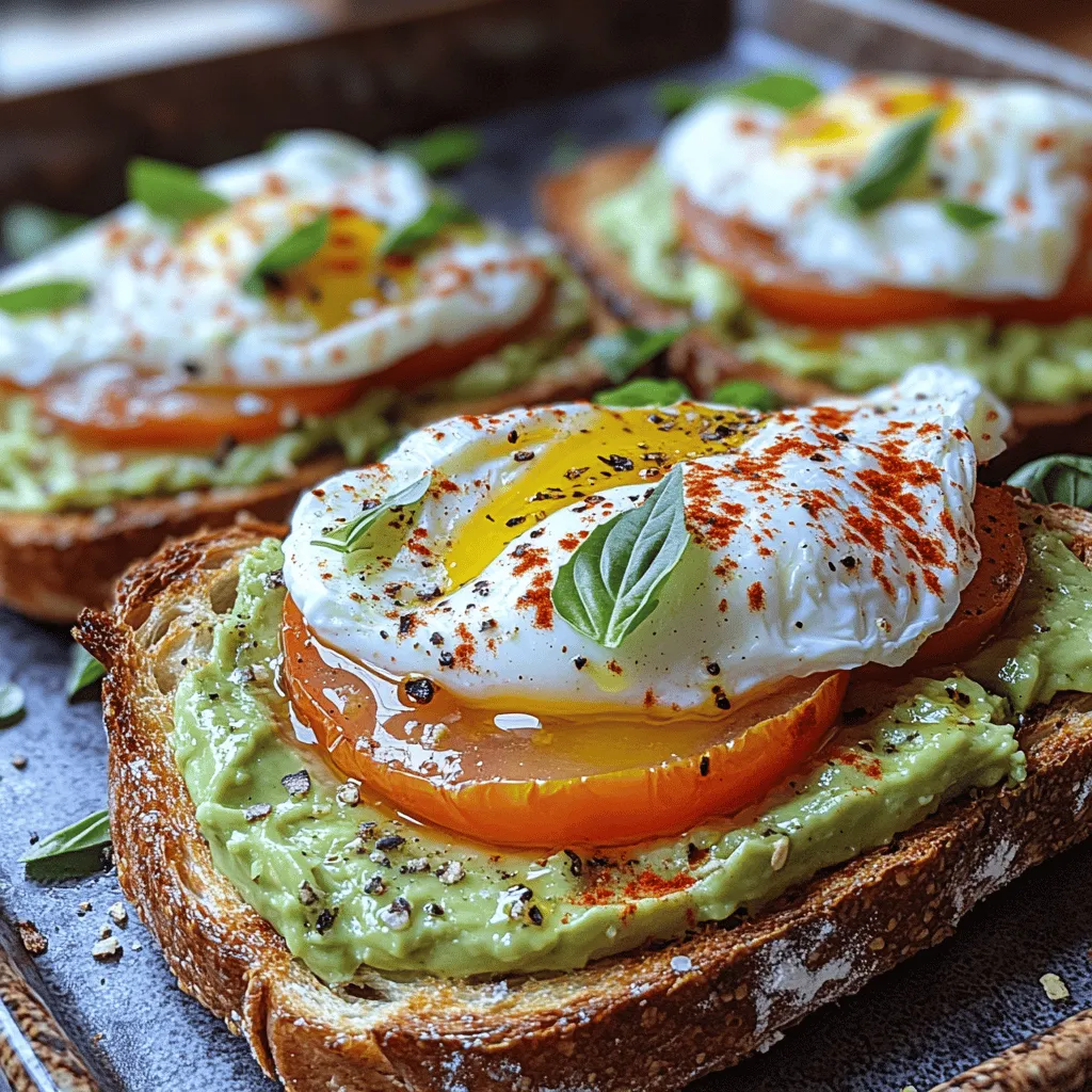 In recent years, avocado toast has soared in popularity, earning its place as a staple in breakfast and brunch menus across cafes and restaurants worldwide. This simple yet elegant dish not only pleases the palate but also serves as a nutritious start to the day. At the heart of this culinary phenomenon is the delightful combination of creamy avocado, fresh tomatoes, and perfectly poached eggs—a trio that creates a satisfying meal packed with flavor and health benefits.