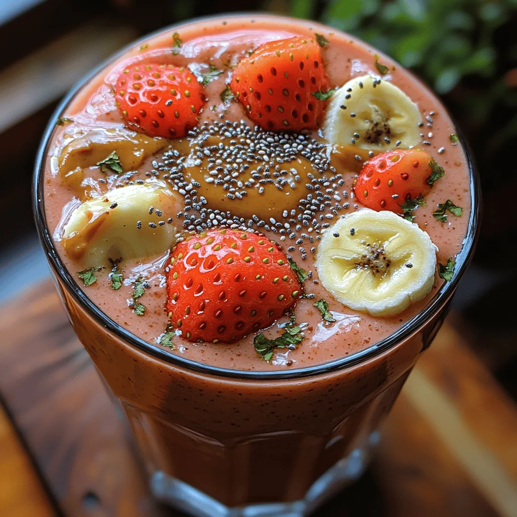 In the fast-paced world we live in today, finding quick and healthy meal options can often be a challenge. Enter smoothies—a versatile and nutritious solution that can be whipped up in a matter of minutes. Among the myriad of smoothie recipes available, the Strawberry Almond Butter Bliss Smoothie stands out as a delightful blend of flavors and health benefits. This smoothie not only tantalizes your taste buds but also nourishes your body, making it an ideal choice for breakfast, a mid-afternoon snack, or even a post-workout replenishment.