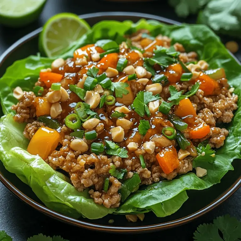 The beauty of Crunchy Air Fryer Chicken Lettuce Wraps lies in their simplicity and adaptability. Each ingredient plays a crucial role in not just flavor, but also texture and nutrition. Let’s break down the key components of this dish to understand what makes it so special.