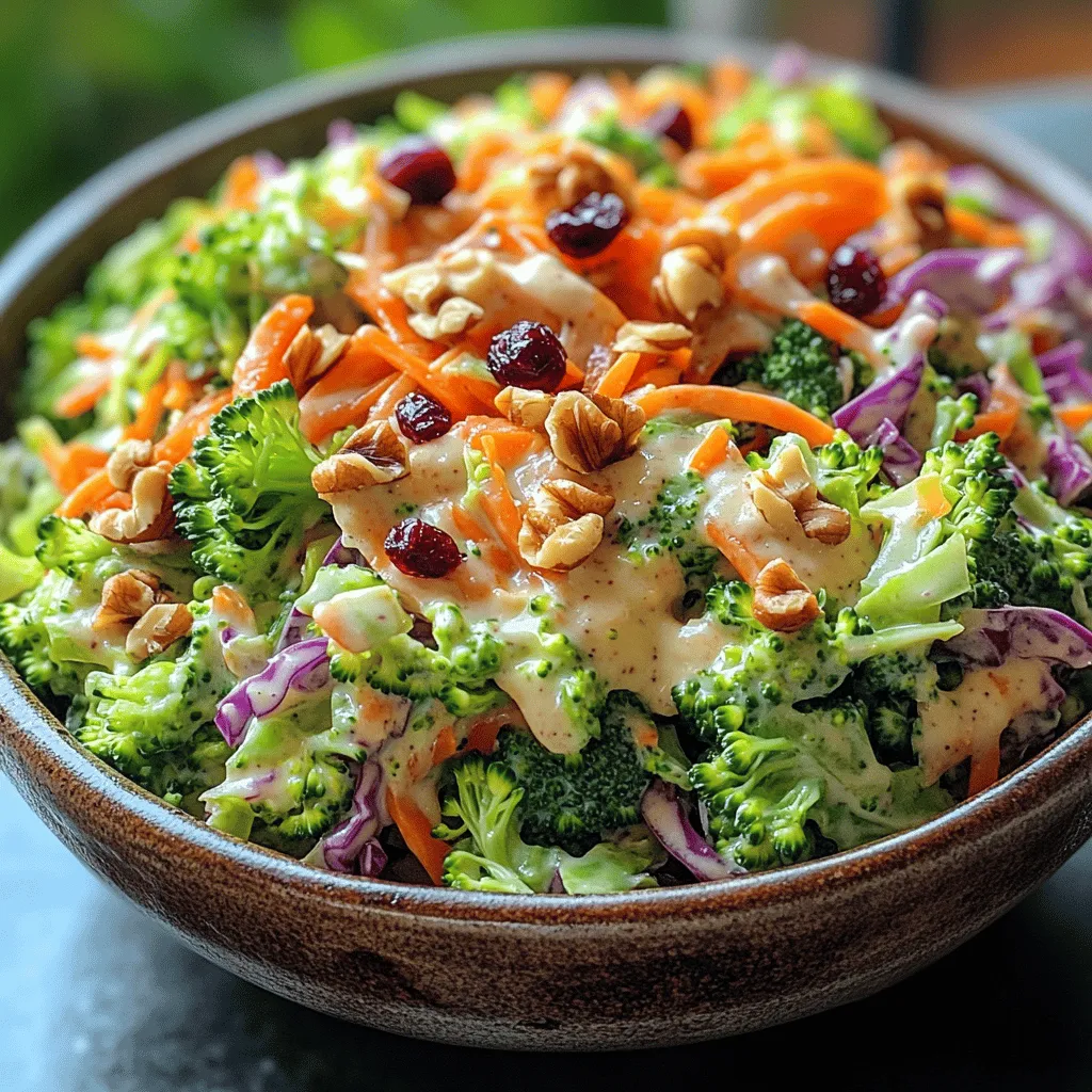 If you're looking for a fresh, vibrant salad that packs a nutritional punch, look no further than luscious creamy broccoli slaw. This delightful dish combines the crunchy goodness of raw vegetables with a creamy dressing, making it a perfect addition to any meal. Broccoli slaw is not only delicious but also incredibly versatile, serving as a side dish, a topping for sandwiches, or a healthy snack on its own.