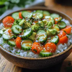 In recent years, rice bowls have surged in popularity, becoming a staple in the realm of healthy eating. Their appeal lies in their versatility, allowing for a harmonious blend of flavors, colors, and textures, all packed into a single, satisfying meal. Among the myriad of rice bowl options, the Cucumber Avocado Rice Bowl stands out as a light and nutritious choice, perfect for warm days or when you crave something refreshing yet filling.