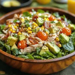 In the world of salads, the Chicken Bacon Avocado Salad stands out as a crowd-pleaser, combining rich flavors with a plethora of health benefits. This vibrant dish is not just visually appealing; it’s also a nutritional powerhouse that can easily be served as a hearty meal or a delightful side. With its succulent pieces of grilled chicken, crispy bacon, creamy avocado, and a medley of fresh vegetables, this salad has become a go-to choice for both health-conscious eaters and those looking for a satisfying meal.