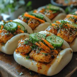 In recent years, the culinary world has witnessed a delightful surge in the popularity of bao buns, especially when they embrace diverse global flavors. Among these variations, the Korean Chicken Bao stands out as a tantalizing fusion dish that perfectly marries the traditional Asian bao with bold and savory Korean-inspired fillings. Imagine sinking your teeth into a pillowy soft bun, filled with succulent, marinated chicken that boasts a symphony of sweet, spicy, and umami flavors. The unique blend of textures and tastes makes Korean Chicken Bao not just a meal but an experience to savor.