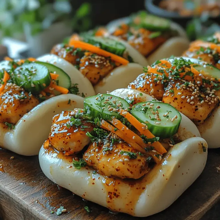 In recent years, the culinary world has witnessed a delightful surge in the popularity of bao buns, especially when they embrace diverse global flavors. Among these variations, the Korean Chicken Bao stands out as a tantalizing fusion dish that perfectly marries the traditional Asian bao with bold and savory Korean-inspired fillings. Imagine sinking your teeth into a pillowy soft bun, filled with succulent, marinated chicken that boasts a symphony of sweet, spicy, and umami flavors. The unique blend of textures and tastes makes Korean Chicken Bao not just a meal but an experience to savor.