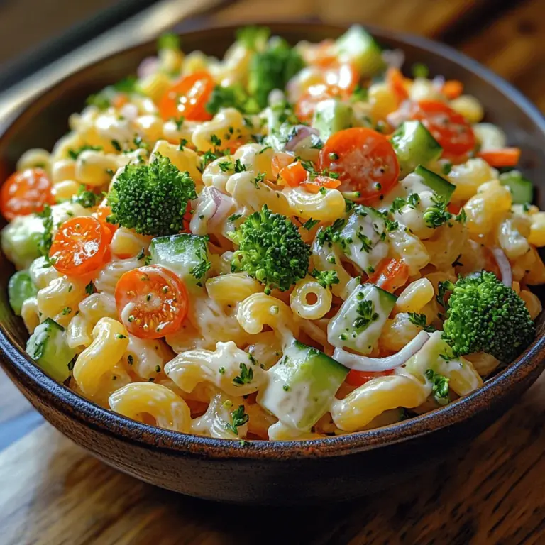 As the temperatures rise and summer approaches, the craving for refreshing, light meals becomes more pronounced. One dish that perfectly embodies the essence of summertime dining is the Creamy Cold Macaroni Salad. This delightful recipe combines the hearty texture of elbow macaroni with a colorful array of fresh vegetables, all enveloped in a luscious creamy dressing that delights the palate. Whether you're hosting a picnic, attending a potluck, or simply seeking a quick and nutritious meal, this macaroni salad is sure to impress.
