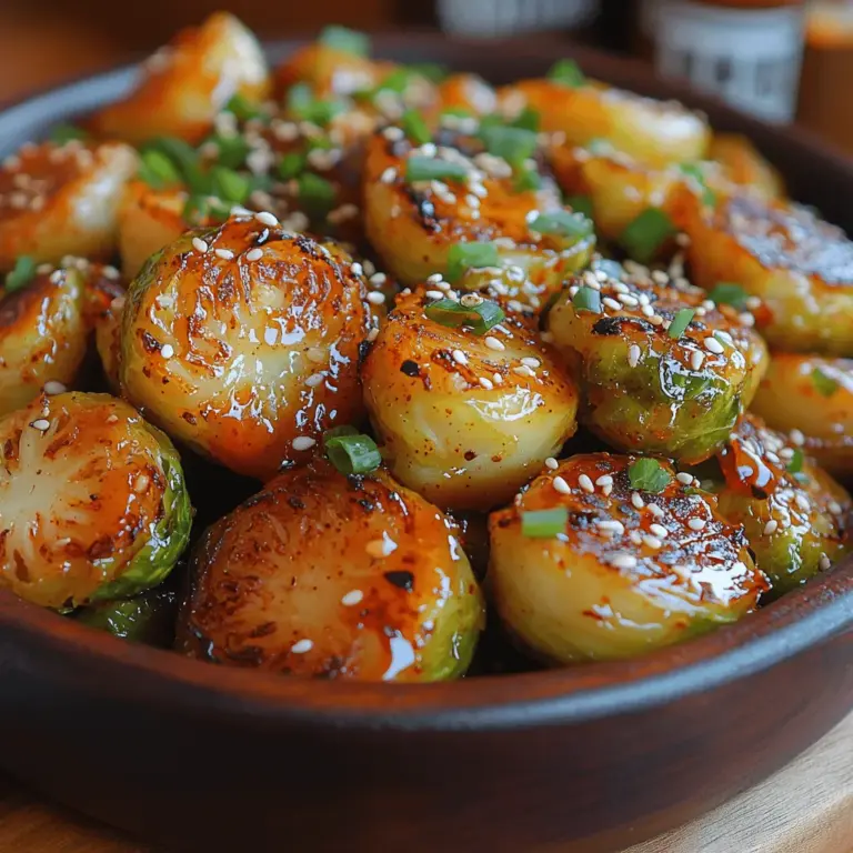 In recent years, Brussels sprouts have undergone a remarkable transformation. Once regarded as a dreaded holiday side dish, they have now ascended to the ranks of culinary stardom, celebrated for their versatility and delightful flavor. Among the many innovative ways to prepare these little green gems, one recipe stands out for its tantalizing blend of sweet and spicy: Sweet and Spicy Honey Sriracha Brussels Sprouts. This dish not only showcases the natural earthy taste of Brussels sprouts but also elevates it with an exciting zesty twist that is sure to awaken your taste buds.