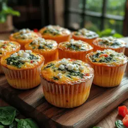In today's fast-paced world, finding a nutritious and satisfying breakfast option can often feel like a challenge. Enter Spinach & Feta Egg Muffins—a delightful solution that not only packs a nutritional punch but is also incredibly versatile and easy to prepare. These muffins are the perfect blend of convenience and health, making them an ideal choice for busy mornings or a wholesome snack throughout the day. Whether you are meal prepping for the week ahead or simply looking for a quick bite, these Spinach & Feta Egg Muffins will elevate your culinary repertoire.
