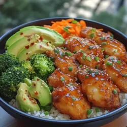 In recent years, chicken bowls have surged in popularity within contemporary cuisine, offering a versatile and flavorful meal option that caters to a variety of dietary preferences. This culinary trend has taken off, partly due to its ability to combine nutritious ingredients with bold flavors, making it a favorite among health-conscious eaters and food enthusiasts alike. Among the plethora of chicken bowl recipes, one that stands out for its delightful fusion of flavors is the Sweet & Spicy Hot Honey Chicken Bowl. This dish masterfully balances the sweetness of honey with the heat of spices, creating an unforgettable taste experience that is sure to please your palate.