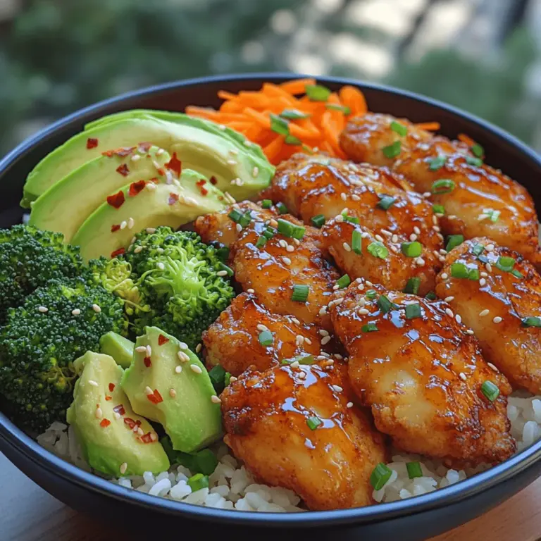In recent years, chicken bowls have surged in popularity within contemporary cuisine, offering a versatile and flavorful meal option that caters to a variety of dietary preferences. This culinary trend has taken off, partly due to its ability to combine nutritious ingredients with bold flavors, making it a favorite among health-conscious eaters and food enthusiasts alike. Among the plethora of chicken bowl recipes, one that stands out for its delightful fusion of flavors is the Sweet & Spicy Hot Honey Chicken Bowl. This dish masterfully balances the sweetness of honey with the heat of spices, creating an unforgettable taste experience that is sure to please your palate.