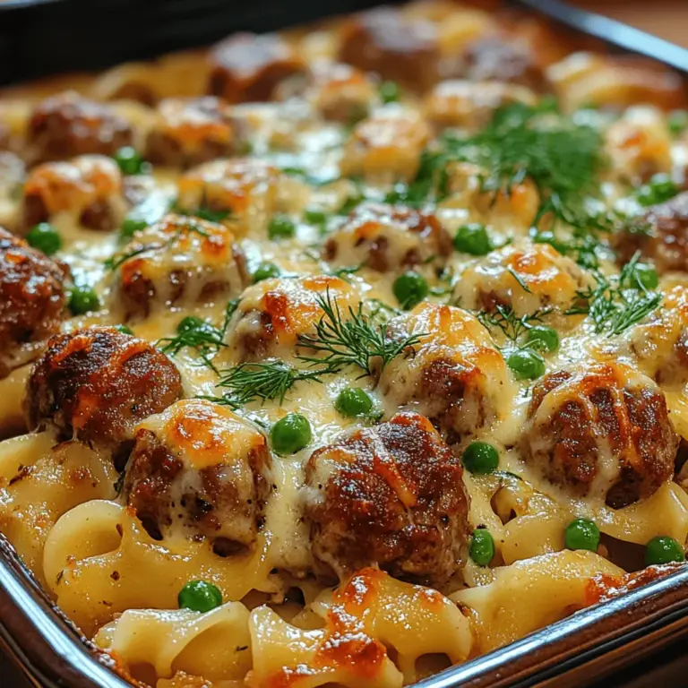 Swedish cuisine is known for its comforting dishes that evoke warmth and nostalgia, often bringing families together around the dinner table. Among its many offerings, Swedish meatballs stand out as a beloved classic, typically served with creamy gravy and lingonberry sauce. But what happens when you take these traditional meatballs and marry them with a hearty noodle bake? You get the Swedish Meatball Noodle Bake—a delightful fusion that’s sure to become a staple for family meals and gatherings.