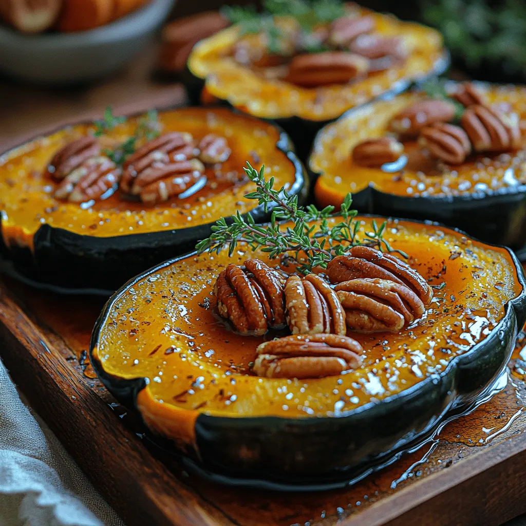 As the leaves turn vibrant shades of red and gold, and the air becomes crisper, it's the perfect time to indulge in the warm, comforting flavors of fall. One dish that embodies this seasonal charm is Sweetly Roasted Acorn Squash with Maple Glaze. This delightful recipe not only showcases the natural sweetness of acorn squash but also highlights the rich, aromatic notes of maple syrup, making it a favorite for autumn gatherings and cozy family dinners.