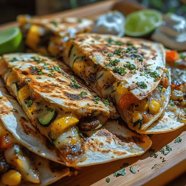As the warm sun graces us with longer days and bountiful harvests, the culinary world comes alive with a vibrant array of summer vegetables. This season is a celebration of freshness, and what better way to embrace that than with a dish that showcases the colorful bounty of the garden? Enter the vibrant summer vegetable quesadilla—a delightful, satisfying meal that combines the essence of summer produce with the comforting familiarity of melted cheese and crispy tortillas.
