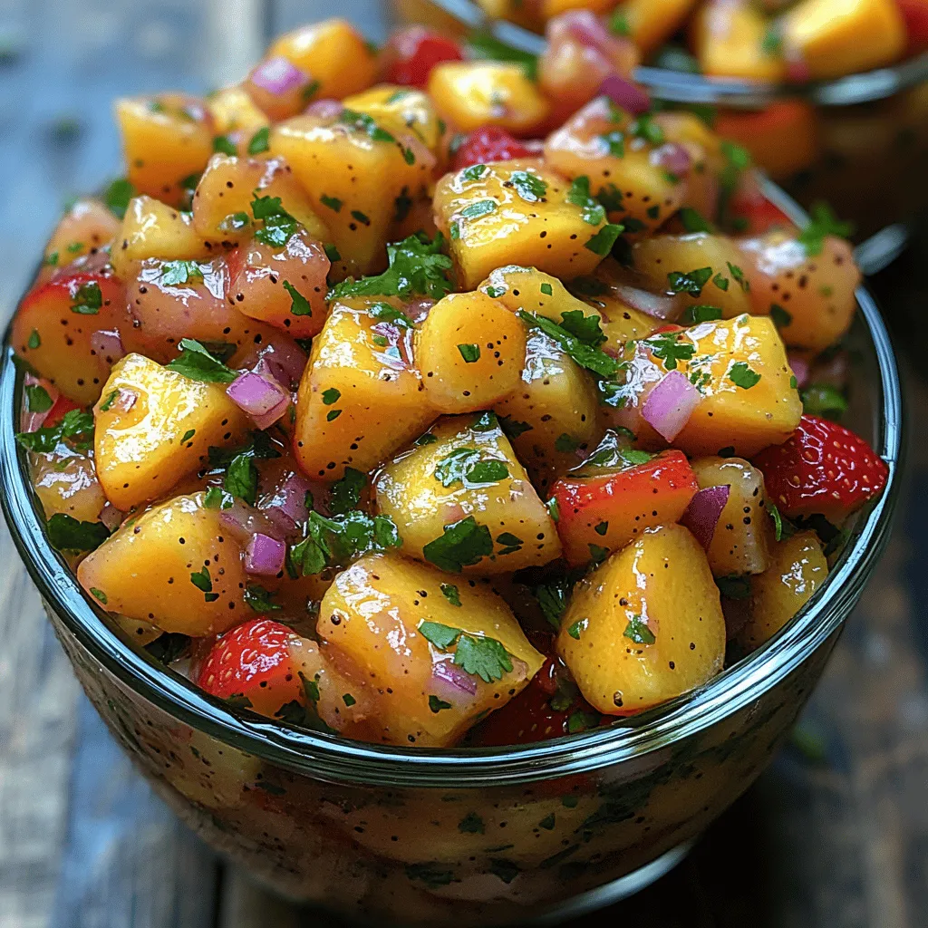 As the sun shines brighter and temperatures rise, summer beckons us to embrace fresh, vibrant flavors. One of the most exciting additions to summer meals is fresh salsa, which can elevate any dish with its bright and zesty profile. Among the many variations, Peach Strawberry Salsa Delight stands out as a delightful fusion of sweetness and spice. This unique salsa combines the juicy sweetness of ripe peaches with the tartness of fresh strawberries, all balanced with zesty lime juice and a kick from jalapeño peppers.