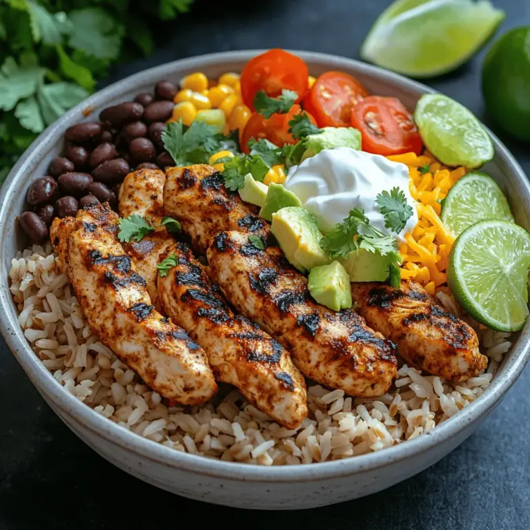 In recent years, burrito bowls have surged in popularity as a staple in healthy eating. These versatile dishes offer a delicious and nutritious alternative to traditional burritos, allowing for a customizable experience that caters to various dietary preferences. At the heart of this culinary trend is the Zesty Cilantro Lime Chicken Burrito Bowl, a vibrant and flavorful option that seamlessly combines fresh ingredients, protein, and wholesome grains. Whether you are following a specific diet or simply seeking to incorporate more nutritious meals into your routine, this recipe stands out for its balance of taste and health benefits.