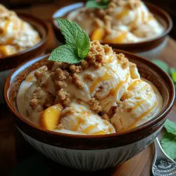 Creating the perfect Peach Crumble Ice Cream Delight involves a few crucial steps, each contributing to the overall flavor and texture of this delightful treat. From preparing the peaches to crafting the ice cream base and adding that irresistible crumble topping, every detail matters. Below, we will delve into each step in detail.