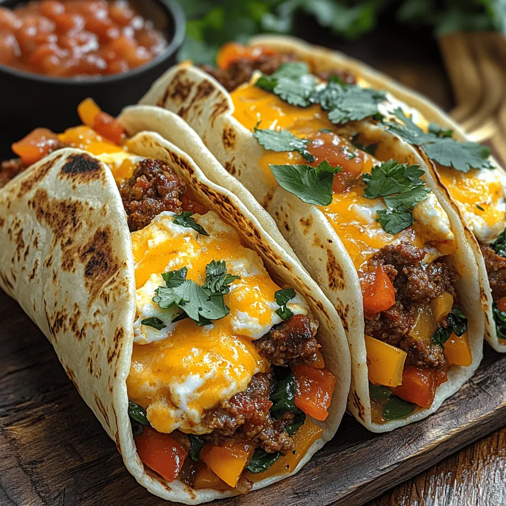 Breakfast burritos have become a beloved staple in many households, offering a hearty, versatile meal option that can cater to a variety of tastes and dietary preferences. These delightful wraps combine the goodness of traditional breakfast ingredients into a portable package, making them perfect for busy mornings or leisurely weekend brunches. Among the myriad of breakfast burrito recipes, the Sunrise Fiesta Breakfast Burritos stand out for their vibrant flavors and fresh ingredients. This recipe features a delightful mix of eggs, savory meats, colorful vegetables, and zesty spices, ensuring that every bite is a fiesta for the taste buds.