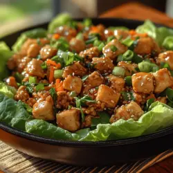In recent years, lettuce wraps have surged in popularity, becoming a staple in contemporary cuisine for health-conscious individuals and food enthusiasts alike. These delightful wraps offer a refreshing alternative to traditional sandwiches and tacos, allowing for a wide range of flavors and fillings. Among the many variations, Sesame Ginger Chicken Lettuce Wraps stand out as a particularly vibrant and flavorful option. This dish not only tantalizes the taste buds but also embraces a healthy approach to eating, making it an appealing choice for anyone looking to indulge without the guilt.