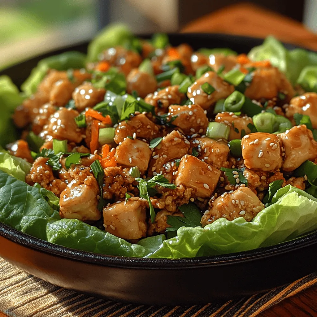 In recent years, lettuce wraps have surged in popularity, becoming a staple in contemporary cuisine for health-conscious individuals and food enthusiasts alike. These delightful wraps offer a refreshing alternative to traditional sandwiches and tacos, allowing for a wide range of flavors and fillings. Among the many variations, Sesame Ginger Chicken Lettuce Wraps stand out as a particularly vibrant and flavorful option. This dish not only tantalizes the taste buds but also embraces a healthy approach to eating, making it an appealing choice for anyone looking to indulge without the guilt.