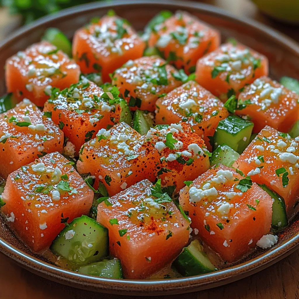 As the sun shines brightly and temperatures rise, there’s nothing quite as refreshing as a vibrant, flavorful salad that captures the essence of summer. Enter the Zesty Chili Lime Watermelon Salad—a delightful fusion of sweet, juicy watermelon and zesty spices that will invigorate your taste buds. This salad isn't just a feast for the eyes; it celebrates the best of seasonal ingredients while offering an explosion of flavors that are as refreshing as they are satisfying.