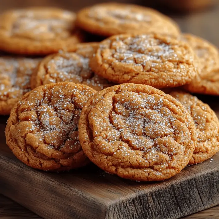 Welcome to the delightful world of baking, where the aromas of warm spices and sweet molasses can instantly transform your kitchen into a cozy haven. Today, we invite you to explore the enticing recipe for Spicy Sweet Molasses Ginger Cookies. These cookies are not just a treat; they’re a heartwarming blend of flavors that embody the spirit of comfort and celebration. Whether you’re preparing for a holiday gathering or simply craving something sweet, these cookies are sure to impress.