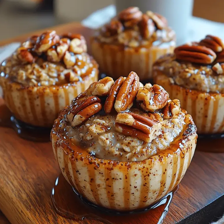 The quest for a healthy breakfast that is both satisfying and delicious has led many home cooks to discover the joys of baked oatmeal. This delightful dish has surged in popularity as a nutritious alternative to traditional breakfast fare, offering a blend of flavor and convenience that meets the demands of busy mornings. Among the myriad of baked oatmeal varieties, Maple Pecan Baked Oatmeal Cups stand out as a particularly enticing option. These cups not only deliver a sweet, rich taste but also pack a nutritional punch, making them a perfect choice for those seeking to start their day on a wholesome note.