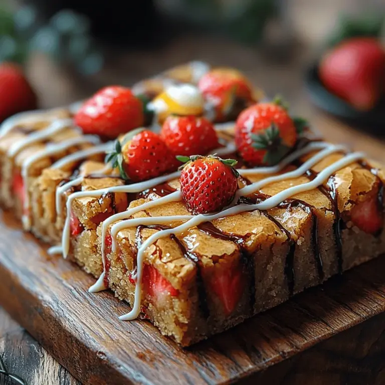The foundation of any great recipe lies in its ingredients. Each component plays a crucial role in achieving the desired texture and flavor profile of your Strawberry Lemon Blondies. Let’s explore the essential ingredients that make these blondies truly special.