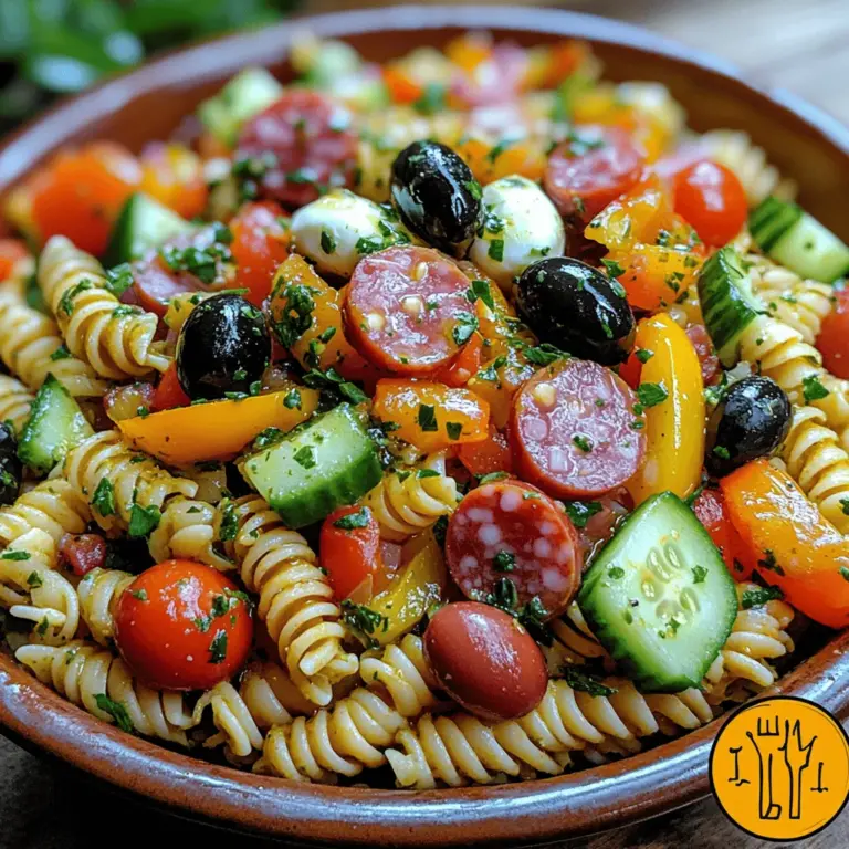 Antipasto dishes are a staple of Italian cuisine, celebrated for their bold flavors, colorful presentations, and the ability to bring people together around the dining table. Originating from the Italian phrase meaning "before the meal," antipasto sets the stage for a delightful dining experience, often served as the first course in traditional Italian meals. Among the myriad of antipasto options, the Italian Pasta Antipasto Delight stands out as a vibrant and refreshing dish that is perfect for gatherings, picnics, and summer meals.