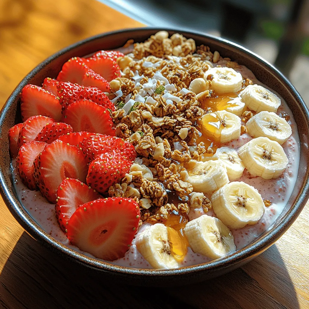 Are you looking for a quick, nutritious breakfast option that packs a flavorful punch? The Strawberry Banana Bliss Bowl is the perfect choice for health-conscious individuals who want a delicious way to kickstart their day. This vibrant and colorful dish combines the natural sweetness of strawberries and bananas with a creamy base, making it not only visually appealing but also a nutritious powerhouse.