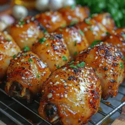 If you're on the hunt for a dish that perfectly balances sweet and savory flavors, look no further than Sweet & Sticky Honey Garlic Drumsticks. This mouthwatering recipe has become a staple in many households, thanks to its enticing aroma and delectable taste. The combination of honey's natural sweetness and garlic's robust flavor creates a glaze that clings beautifully to the tender chicken, ensuring every bite is a delightful experience.