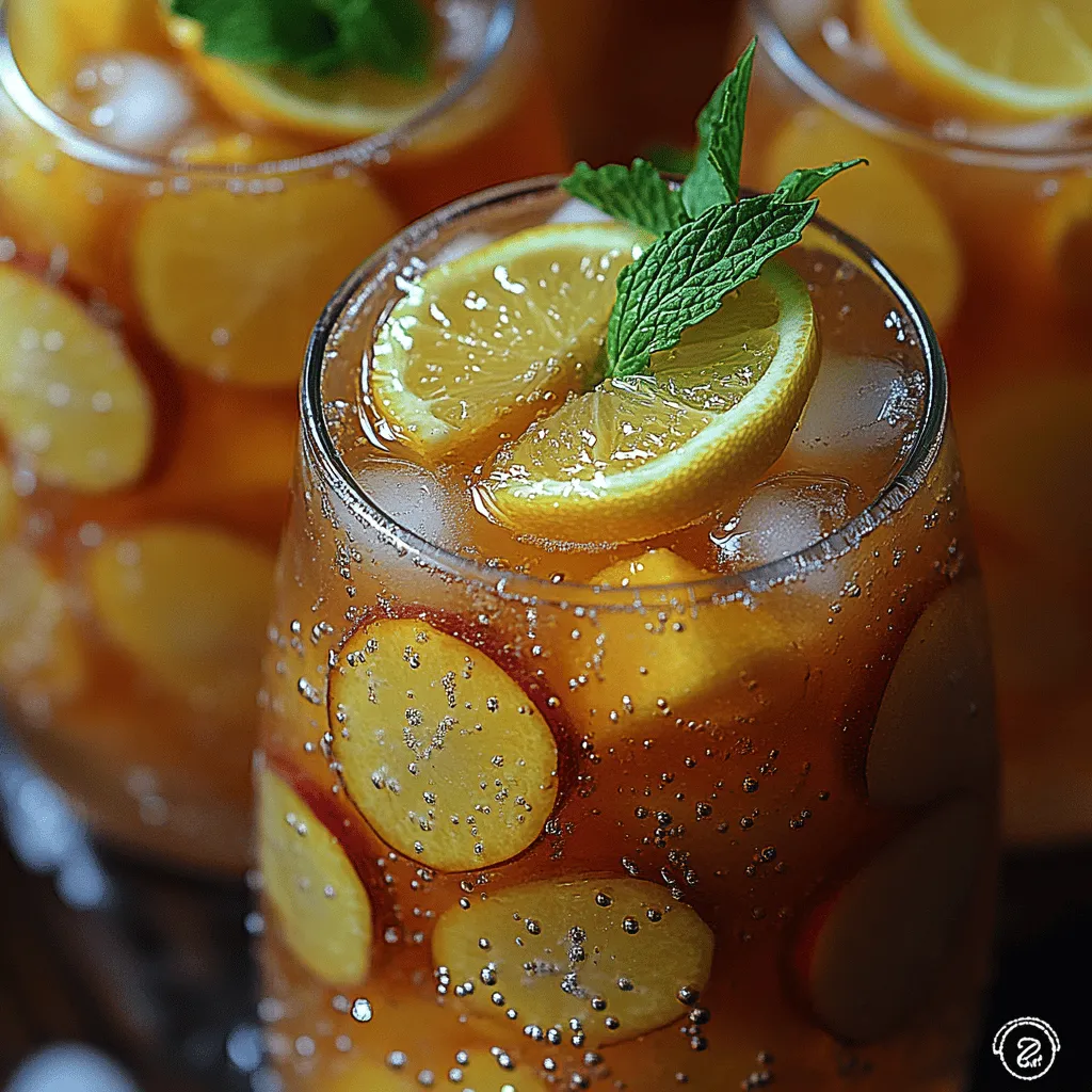 As the sun graces us with its warmth and the days stretch longer, there’s nothing quite like a refreshing beverage to cool you down and invigorate your senses. Enter Sparkling Peach Lemonade, a delightful concoction that embodies the essence of summer in every sip. This vibrant drink combines the sweetness of ripe peaches with the tangy brightness of freshly squeezed lemons, creating a perfect harmony of flavors that tantalizes the taste buds. Whether you’re hosting a backyard barbecue, celebrating a special occasion, or just enjoying a lazy afternoon, this sparkling beverage is versatile enough to suit any setting.