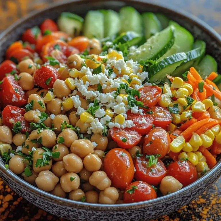 Before diving into the preparation of the Chickpea Rainbow Delight Salad, let’s take a closer look at its core ingredients. Each component plays a vital role not only in contributing to the dish’s overall flavor and texture but also in providing a range of health benefits.