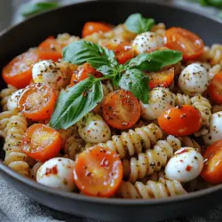 To create the perfect Chilled Caprese Pasta Toss, it’s crucial to understand the role each ingredient plays in enhancing the dish's flavor and nutrition. Let’s delve into the key components that make this pasta salad a standout choice.