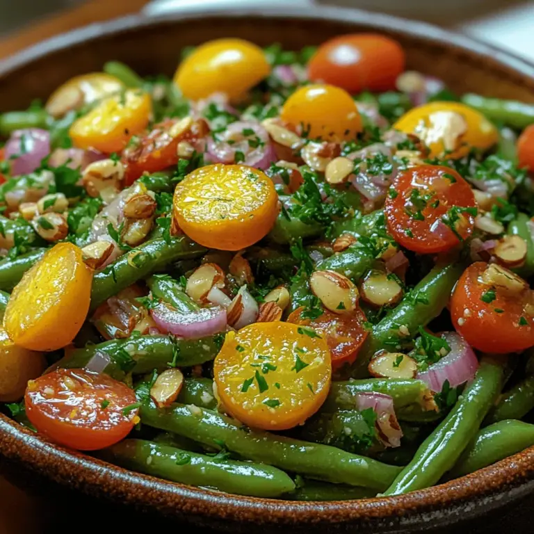 Salads have long been celebrated as a versatile and nutritious choice for meals, acting as a canvas for creativity in the kitchen. With an endless array of ingredients and flavor combinations, salads can transform a simple meal into a vibrant culinary experience. Among the myriad of salad options, the Zesty Lemon Garlic Green Bean Salad stands out, offering a refreshing blend of crisp green beans, tangy citrus, and aromatic garlic that tantalizes the taste buds.