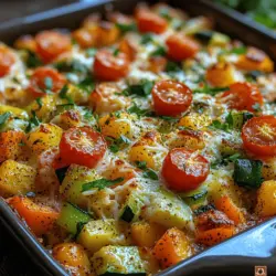 Welcome to the delicious world of the Garden Delight Veggie Loaded Egg Bake—a dish that perfectly marries taste, nutrition, and versatility. Whether you're looking for a hearty breakfast, a satisfying brunch option, or a light dinner, this egg bake is an ideal choice that caters to various occasions and dietary preferences. Packed with vibrant vegetables and protein-rich eggs, it not only fuels your body but also delights your taste buds.