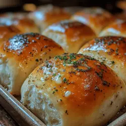 There’s something undeniably comforting about the aroma of freshly baked bread wafting through your home. The allure of homemade dinner rolls is a culinary experience that transcends generations. Whether served with a hearty stew, a holiday feast, or simply enjoyed with a spread of butter, dinner rolls create an inviting atmosphere at the dining table. Among the myriad of recipes available, Fluffy Garlic Herb Dinner Rolls stand out as a perfect complement to any meal. Their soft texture, infused with fragrant herbs and the rich flavor of garlic, makes them not just a side dish but a highlight of the dining experience.
