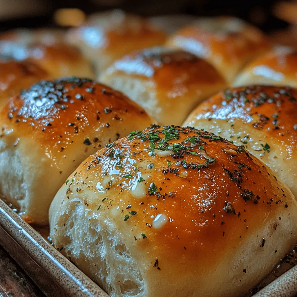 Fluffy Garlic Herb Dinner Rolls: A Comforting Recipe