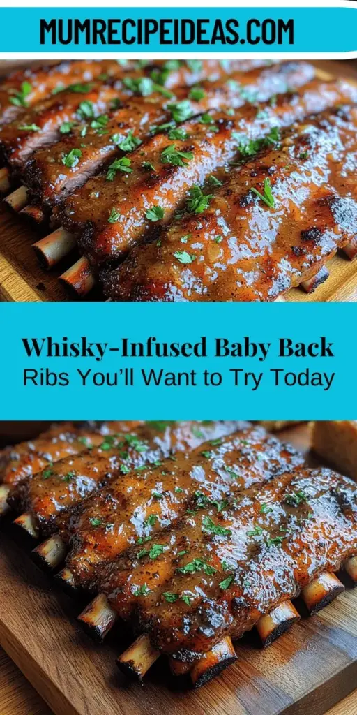 Elevate your grilling game with these whisky-infused baby back ribs that promise to tantalize your taste buds. This recipe combines the rich flavors of whisky with a perfect balance of sweet and savory ingredients, creating a mouthwatering experience at any barbecue or family gathering. Discover essential tips for selecting the best ribs, crafting a flavorful marinade, and mastering grilling techniques to achieve tender, flavorful ribs. Impress your guests and create unforgettable memories around the grill!